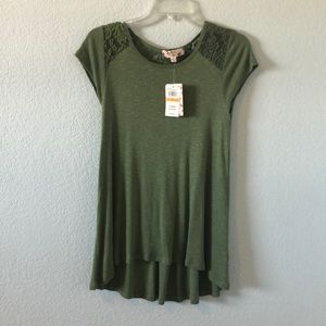 Hippie Rose Green Shirt